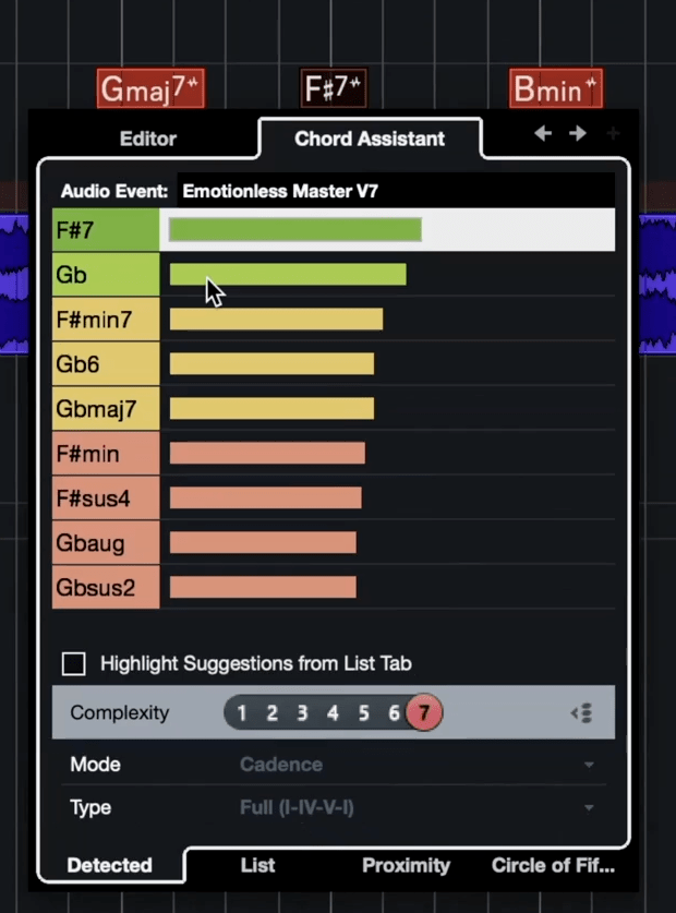 Cubase 12｜扒带好帮手——音频和弦侦测