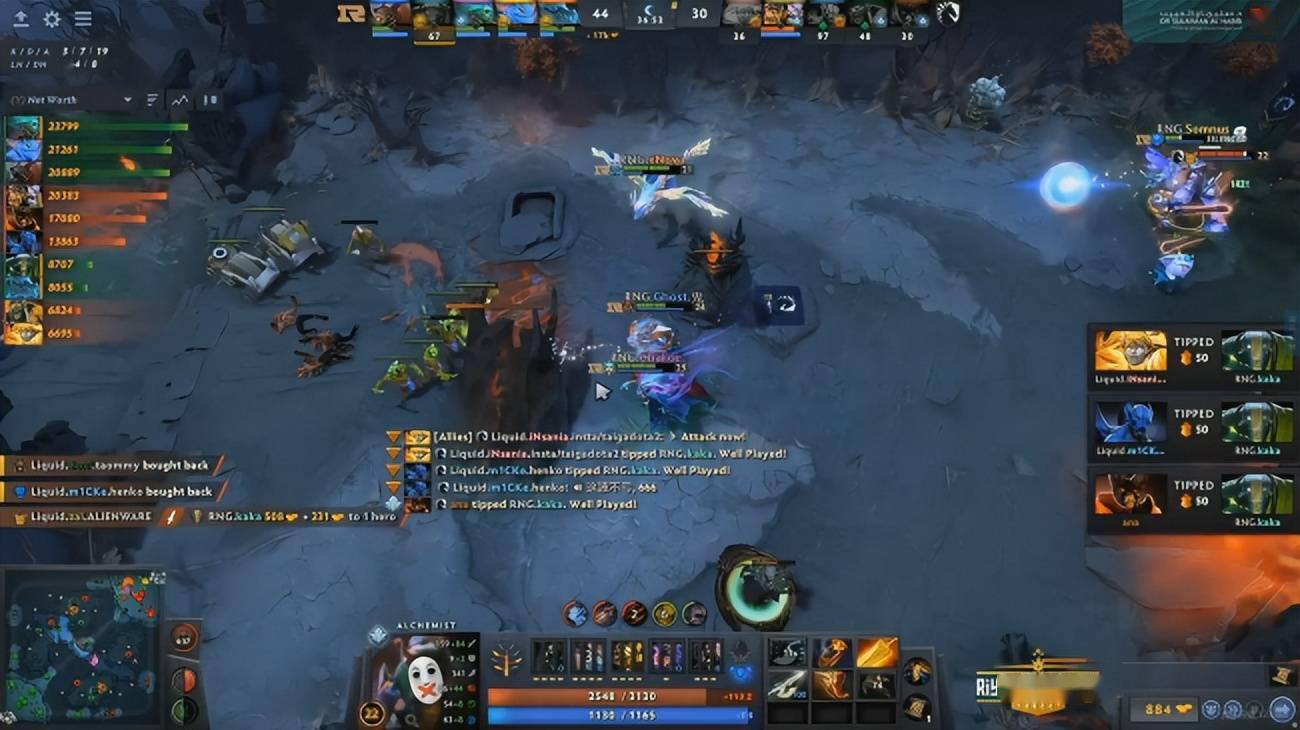DOTA2利雅得大师赛小组赛：kaka尽力<strong></p>
<p>Liquid</strong>了RNG艰难战平Liquid