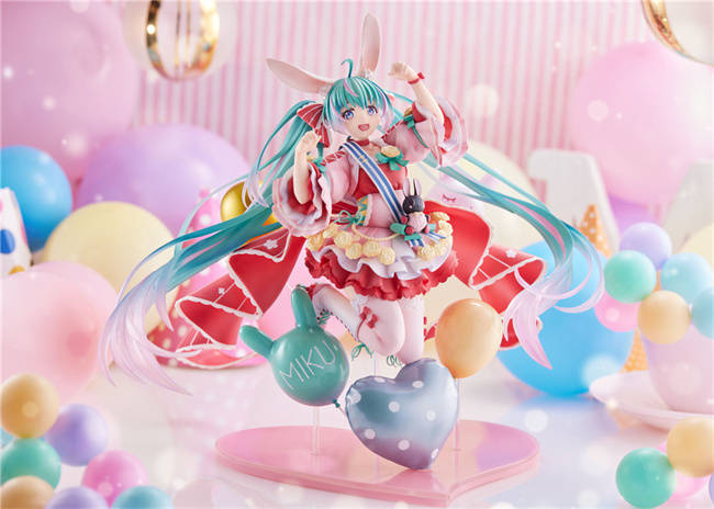 潮趣：初音未来 生日会2021 ~兔子娘~1/7手办 十分可爱<strong></p>
<p>兔子币</strong>了