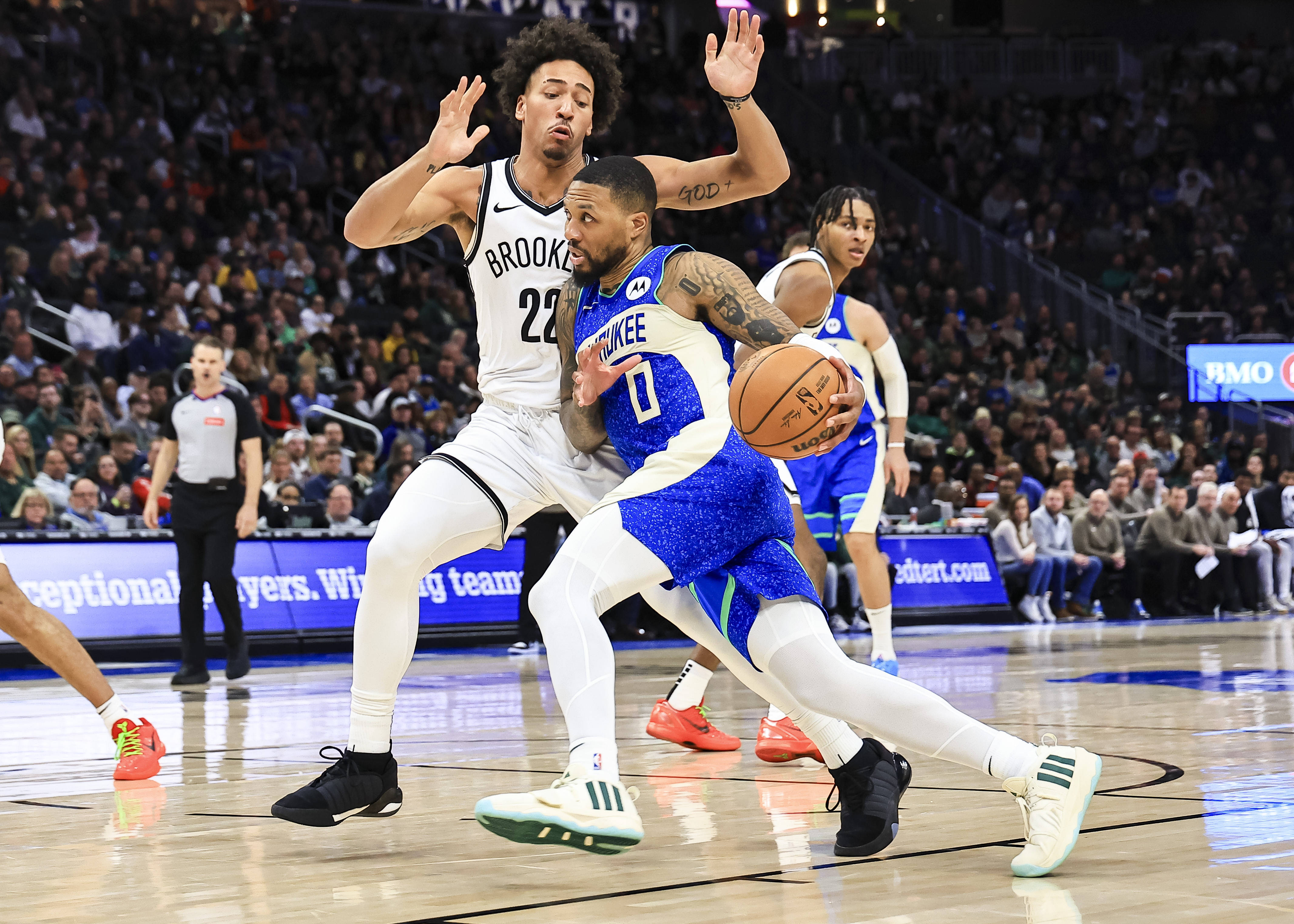 篮球——NBA常规赛：雄鹿胜篮网