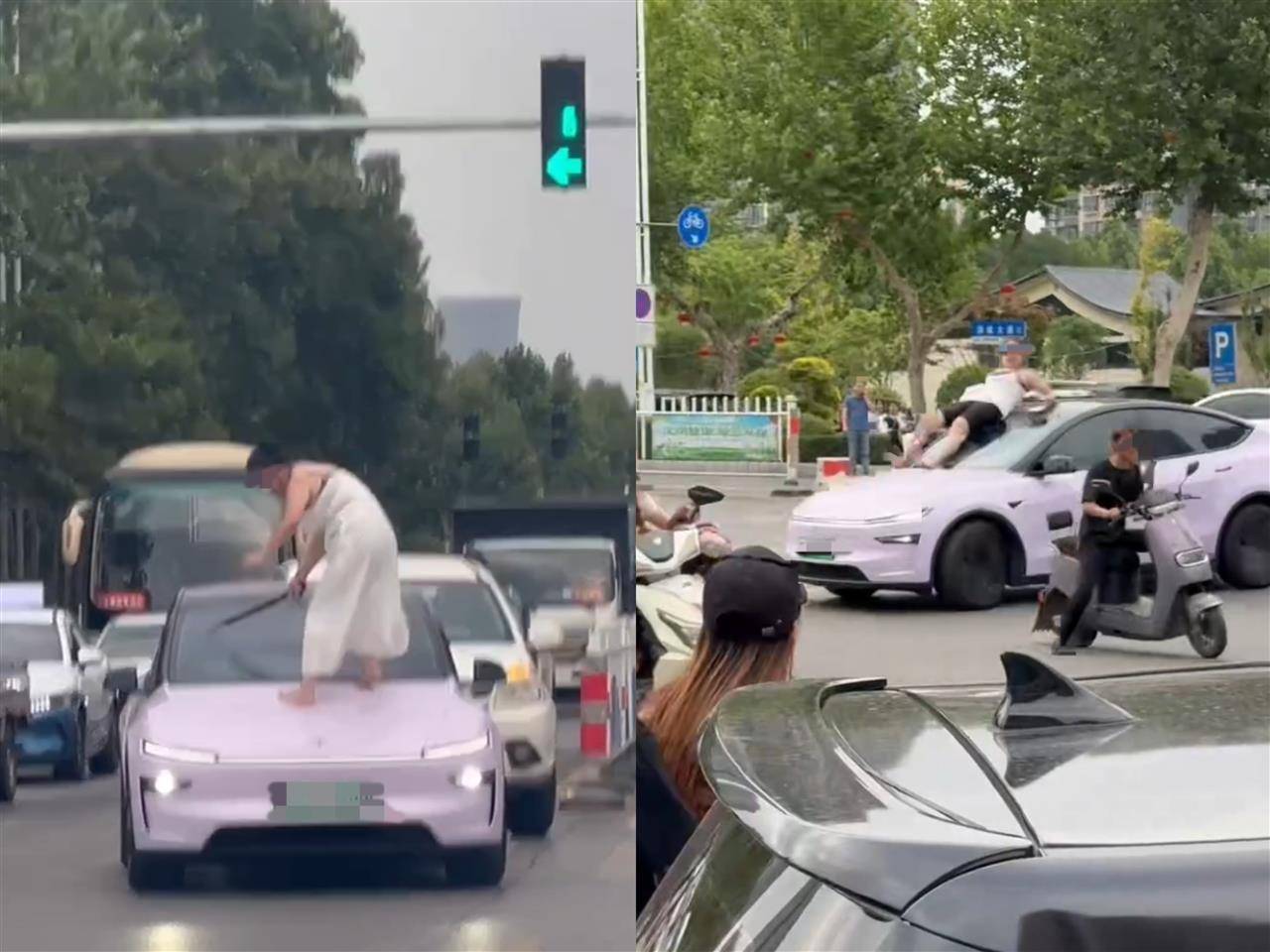 女子持械当街打砸多辆轿车<strong></p>
<p>添加提币地址</strong>，被顶在挡风玻璃上前行，当地：女子当场被控制，警方介入调查