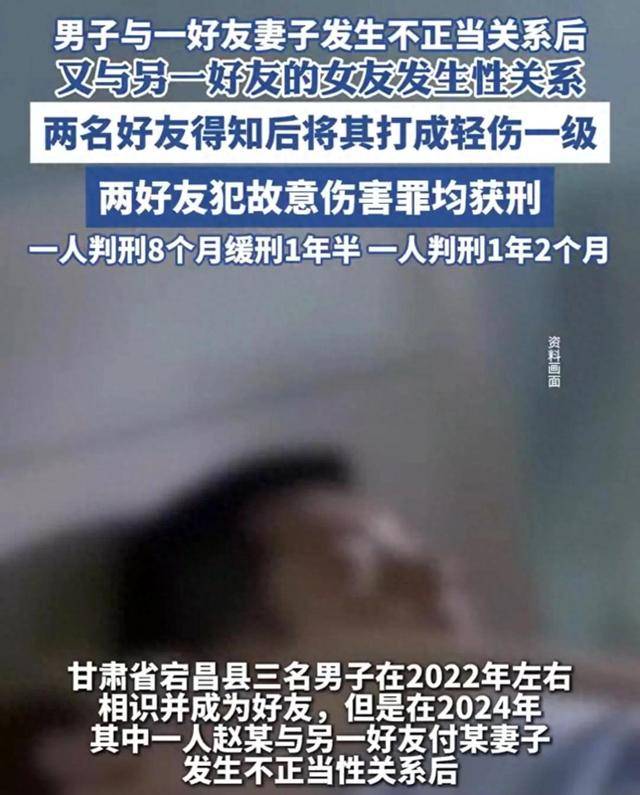 男子与好友妻子发生不正当关系后<strong></p>
<p>同方股份股票</strong>，又与另一好友的女友发生性关系，两名好友得知后将其打成轻伤一级，均获刑