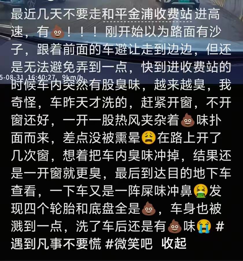“经过的无一幸免！”多名车主在汕头一高速口附近遇黄色污物<strong></p>
<p>黑猫股份股票</strong>，洗车店主：店都臭了