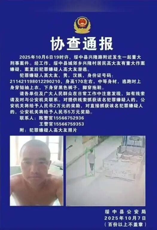 重大刑案犯罪嫌疑人高大友已被抓获！酒后伤人致死<strong></p>
<p>奥普光电股票</strong>，穿拖鞋潜逃，警方曾悬赏6万协查