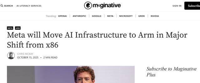 Meta 与 Arm 深化战略合作<strong></p>
<p>豪迈科技股票</strong>，AI 排名推荐系统将采用 Arm Neoverse IP 芯片