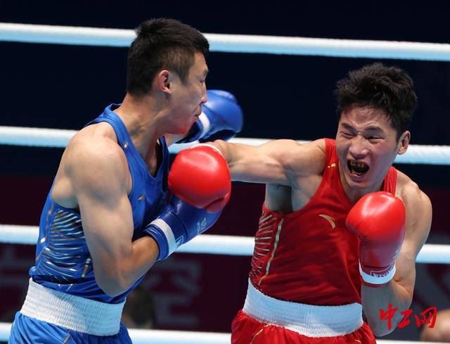 全运会拳击男子80公斤级决赛<strong></p>
<p>七匹狼股票</strong>，王小保夺冠！