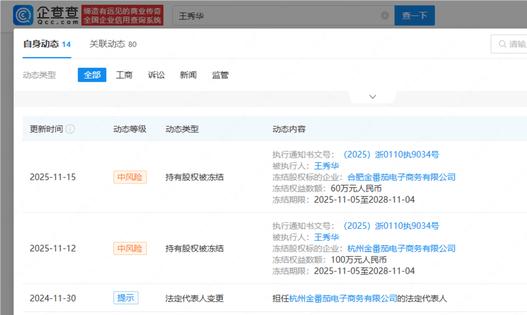 何秋亊称演唱会未获报酬引关注<strong></p>
<p>山推股份股票</strong>,主办方老板160万股权被冻结