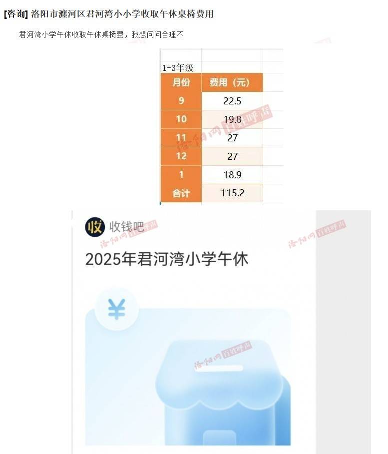 河南洛阳一小学收“午休费”一学期115元<strong></p>
<p>汇金科技股票</strong>，教体局：午休椅按天收费，将退费