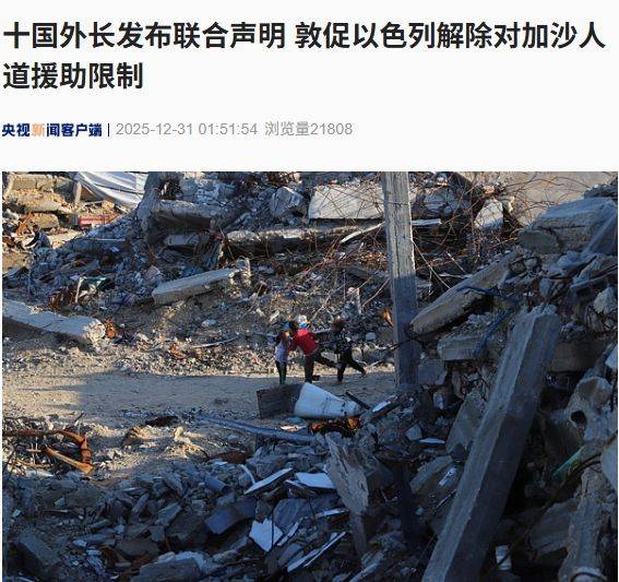 最新!法国、英国、加拿大、丹麦、芬兰等十国外长发布联合声明